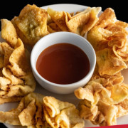 1 Doz Wontons with Sauce