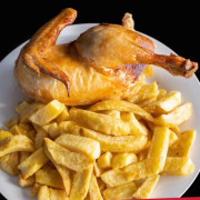 1/2 Chicken and Chips 